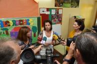 El Presidente visita el colegio rural de Alcoroches