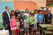 El Presidente visita el colegio rural de Alcoroches